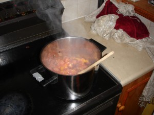 Jambalaya Cooking