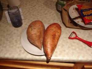 Sweet Potatos (not deformed willies)